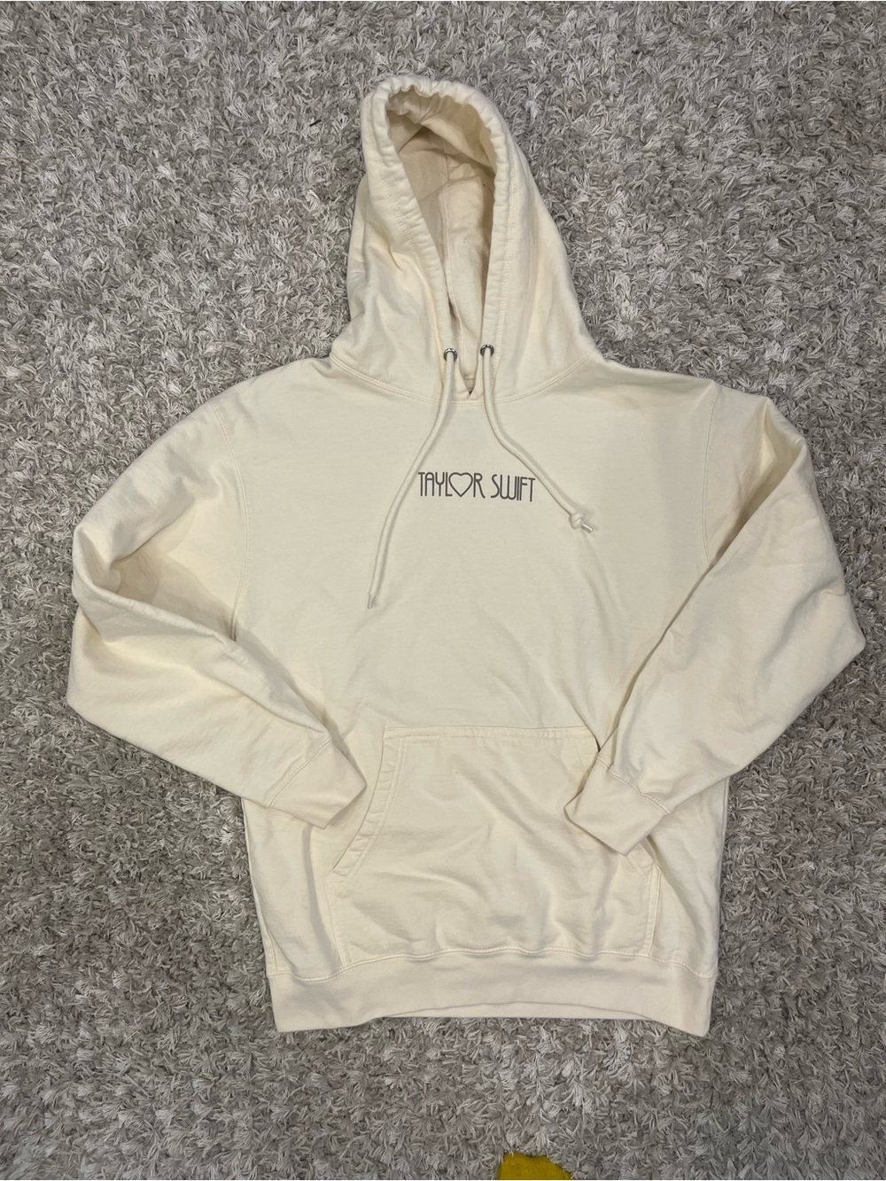Taylor Swift Eras Tour Cream Pullover Hoodie - Unisex Cozy Sweatshirt